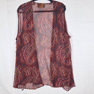 Vintage Bob Mackie Vest 60s psycadelic